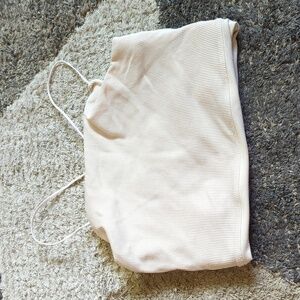 Dri fit Nike vertical Nike logo ribbed sports bra top longline XS Strappy Yoga